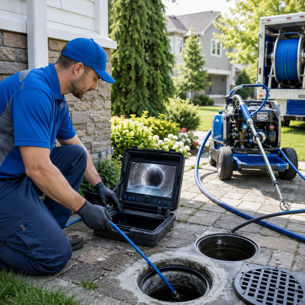Outdoor drain cleaning professionals serving Erieville, NY